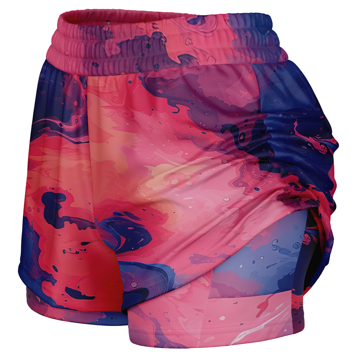 Quantum Tides Women's 2-in-1 Shorts