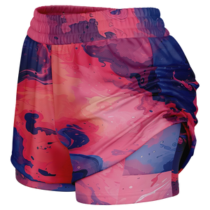 Quantum Tides Women's 2-in-1 Shorts