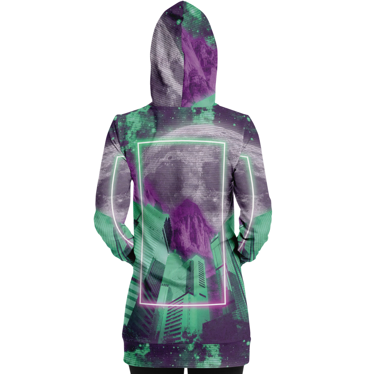 City of Radiance Hoodie Dress