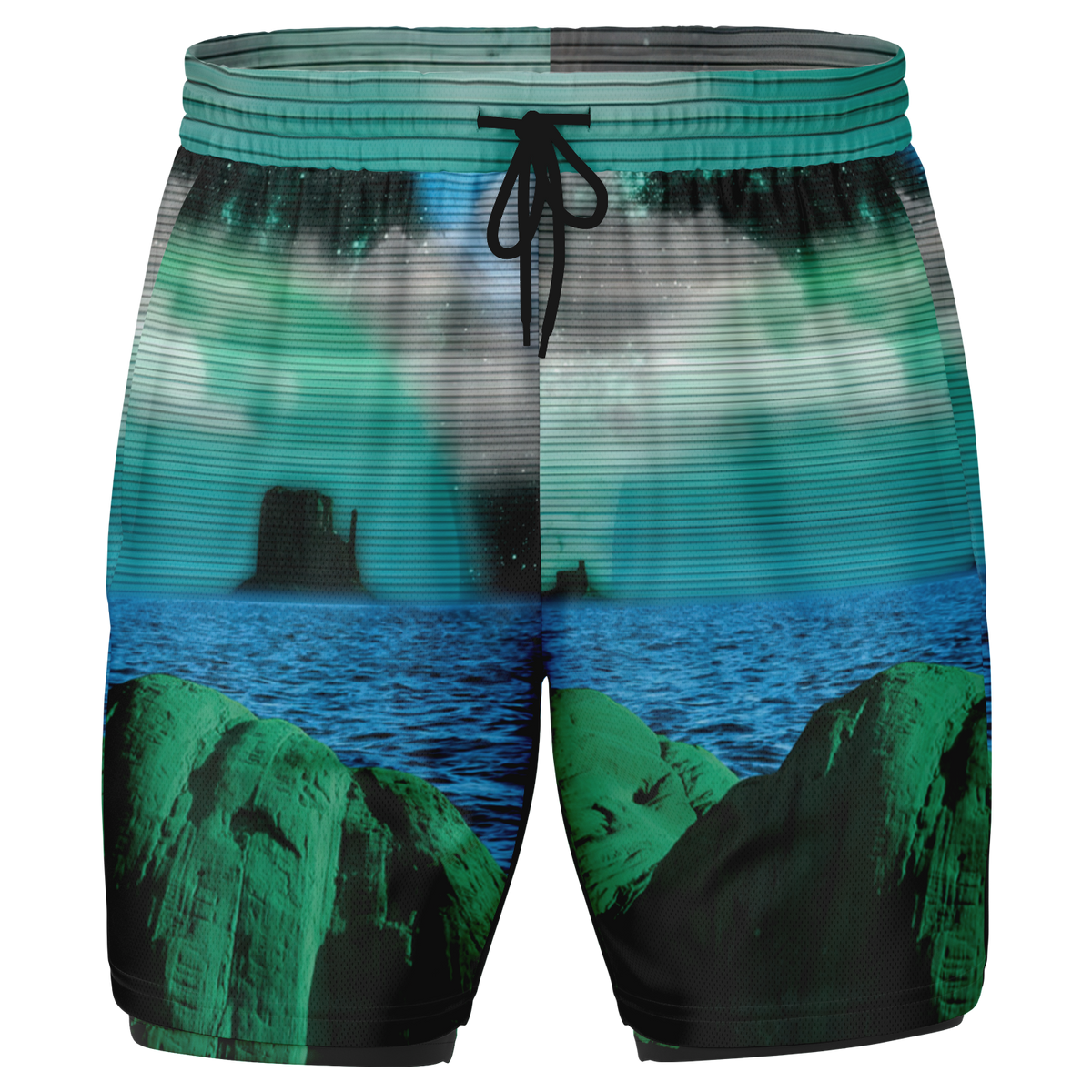 Emerald Canyon Men's 2 in 1 Shorts
