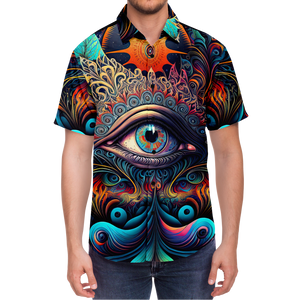 Cosmic Eye Button Down Shirt