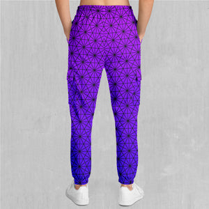 Star Net (Ultraviolet) Cargo Joggers