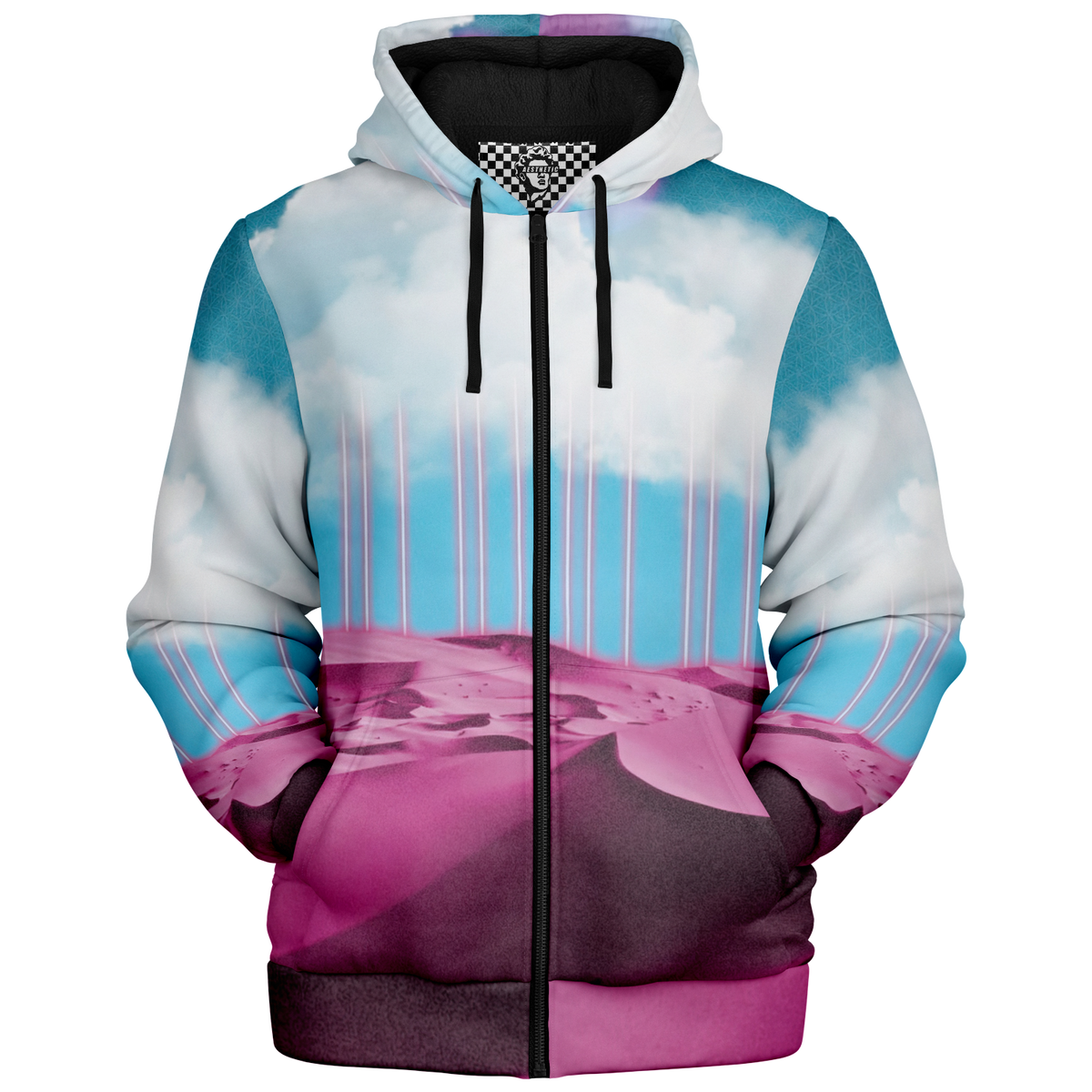 Electric Desert Sherpa Hoodie