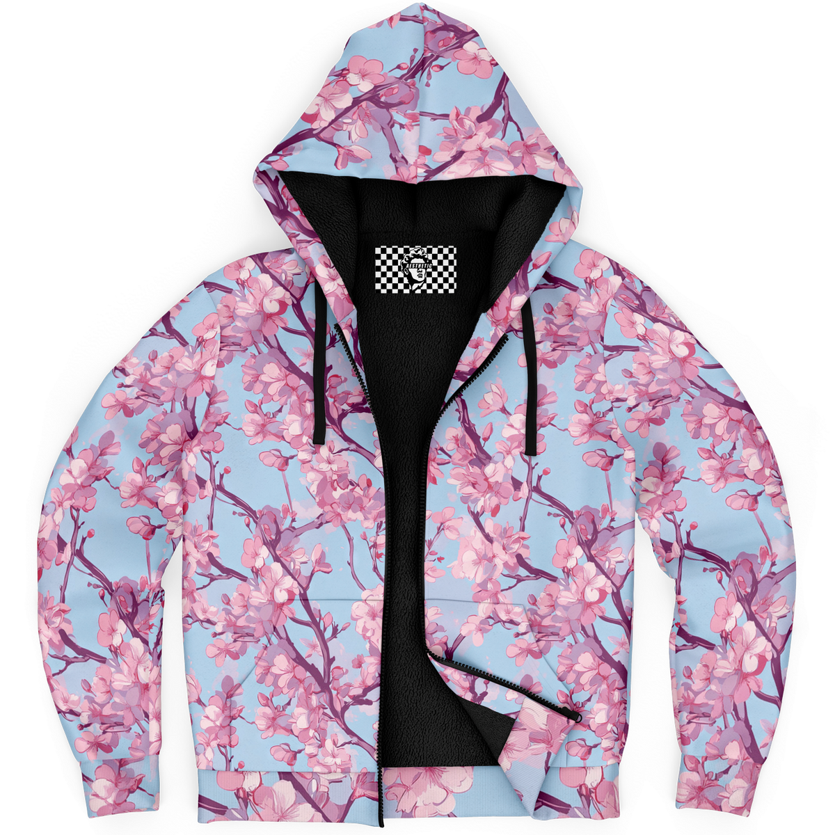 Cherry Blossom Sherpa Hoodie