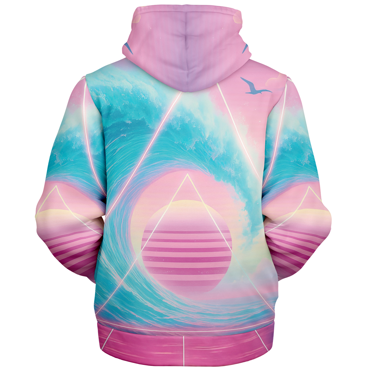 Grid Tide Sherpa Hoodie