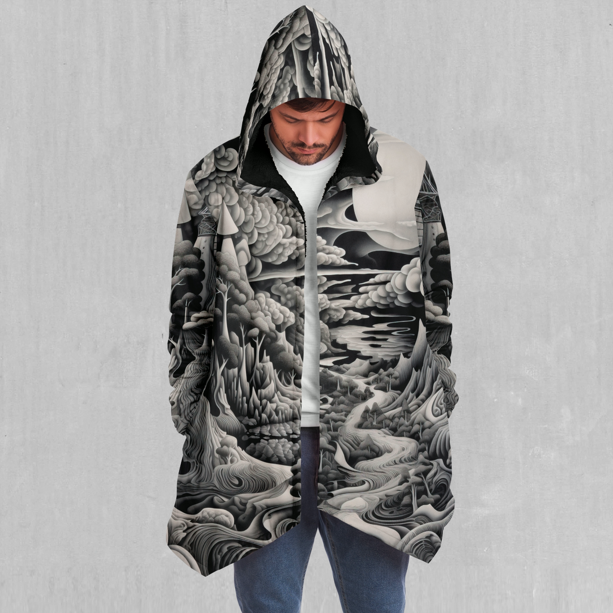 Ethereal Moonlight Cloak (Black Fur)