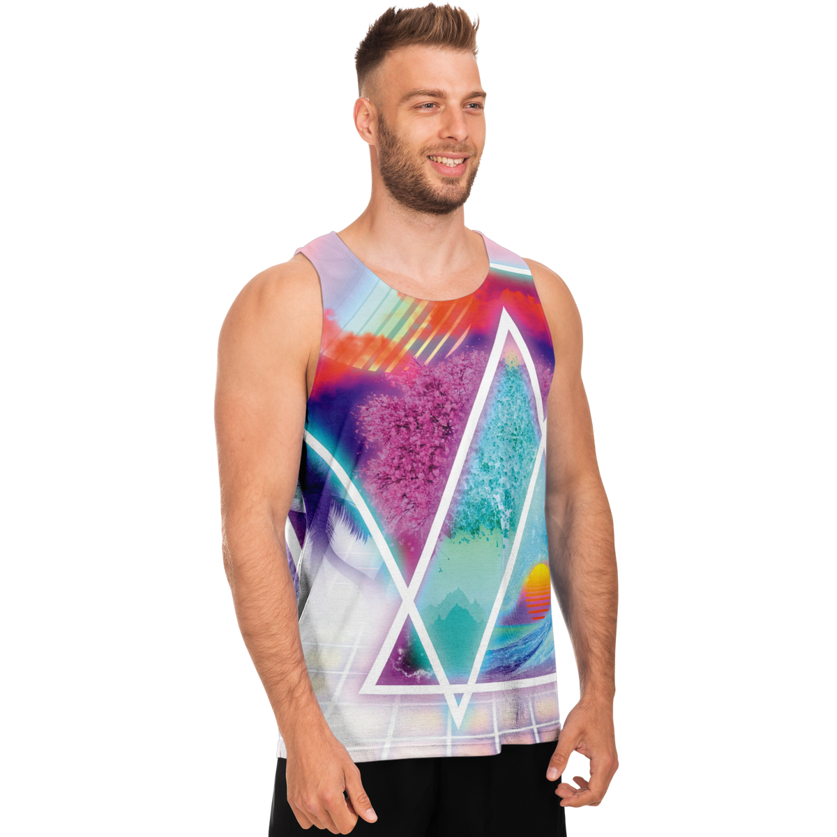 Dimensions Collide Men's Tank Top