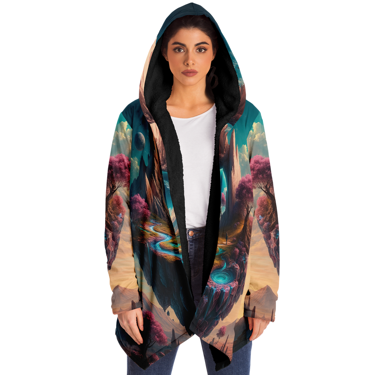 Dream Isle Cloak (Black Fur)