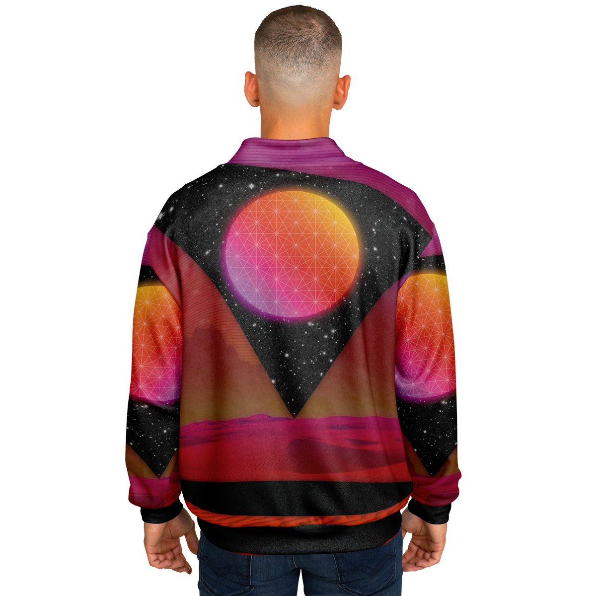 Desert Continuum Varsity Jacket