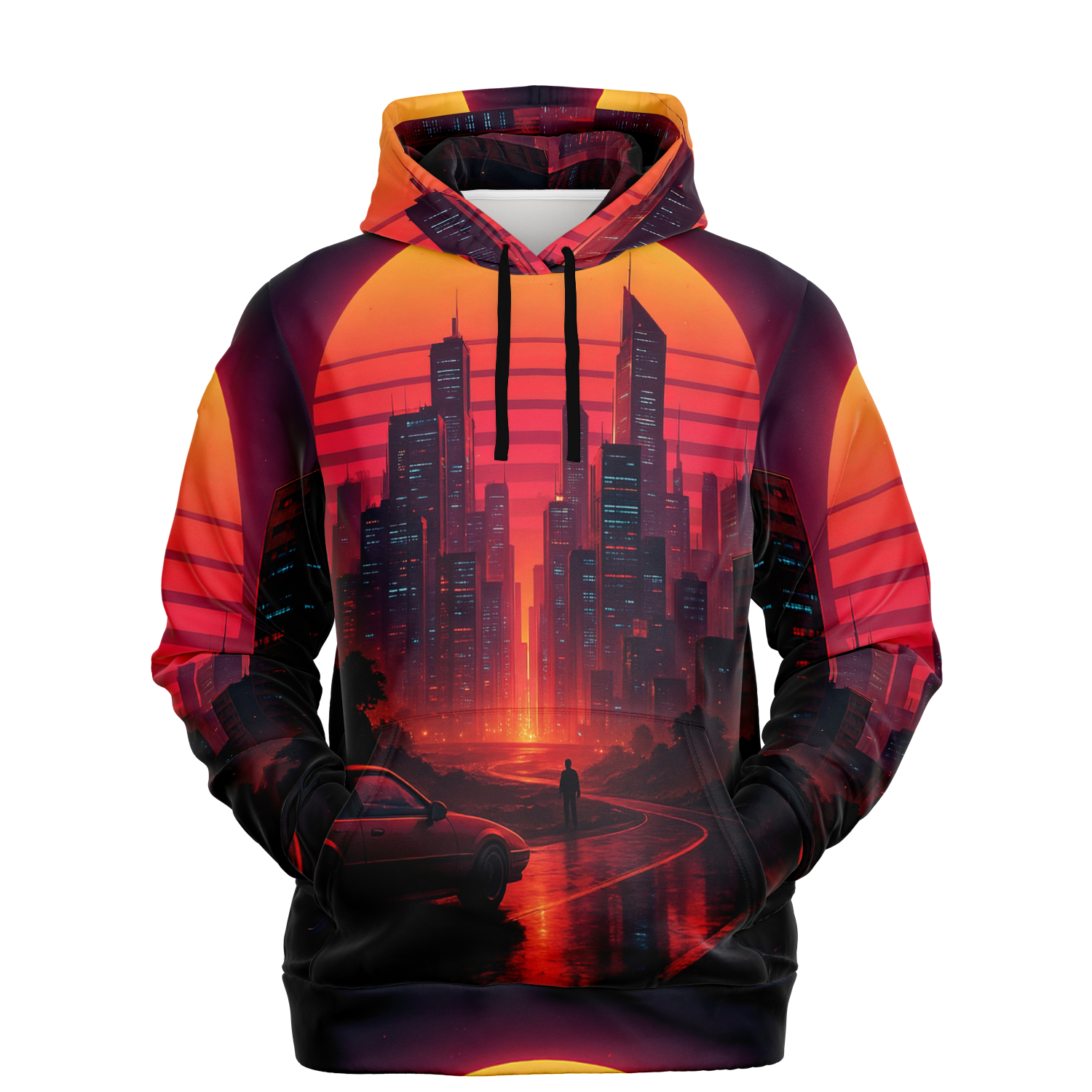 Neon Sunrise Hoodie