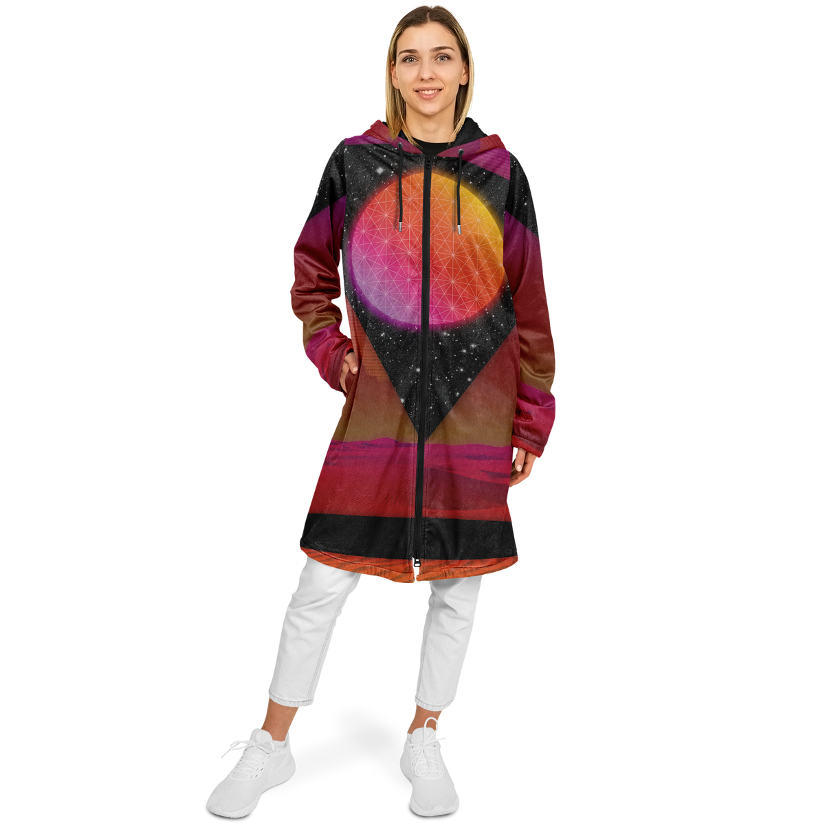 Desert Continuum Zip Up Cloak