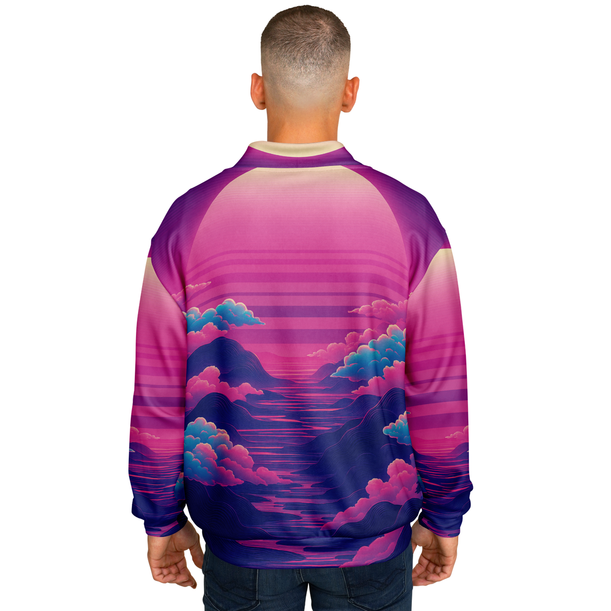 Duskwave Varsity Jacket