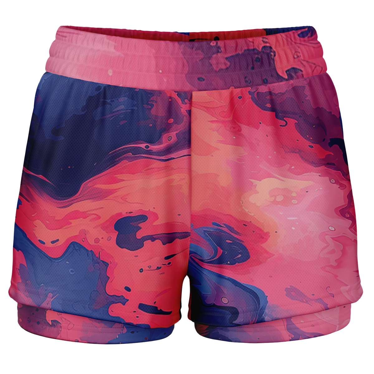 Quantum Tides Women's 2-in-1 Shorts
