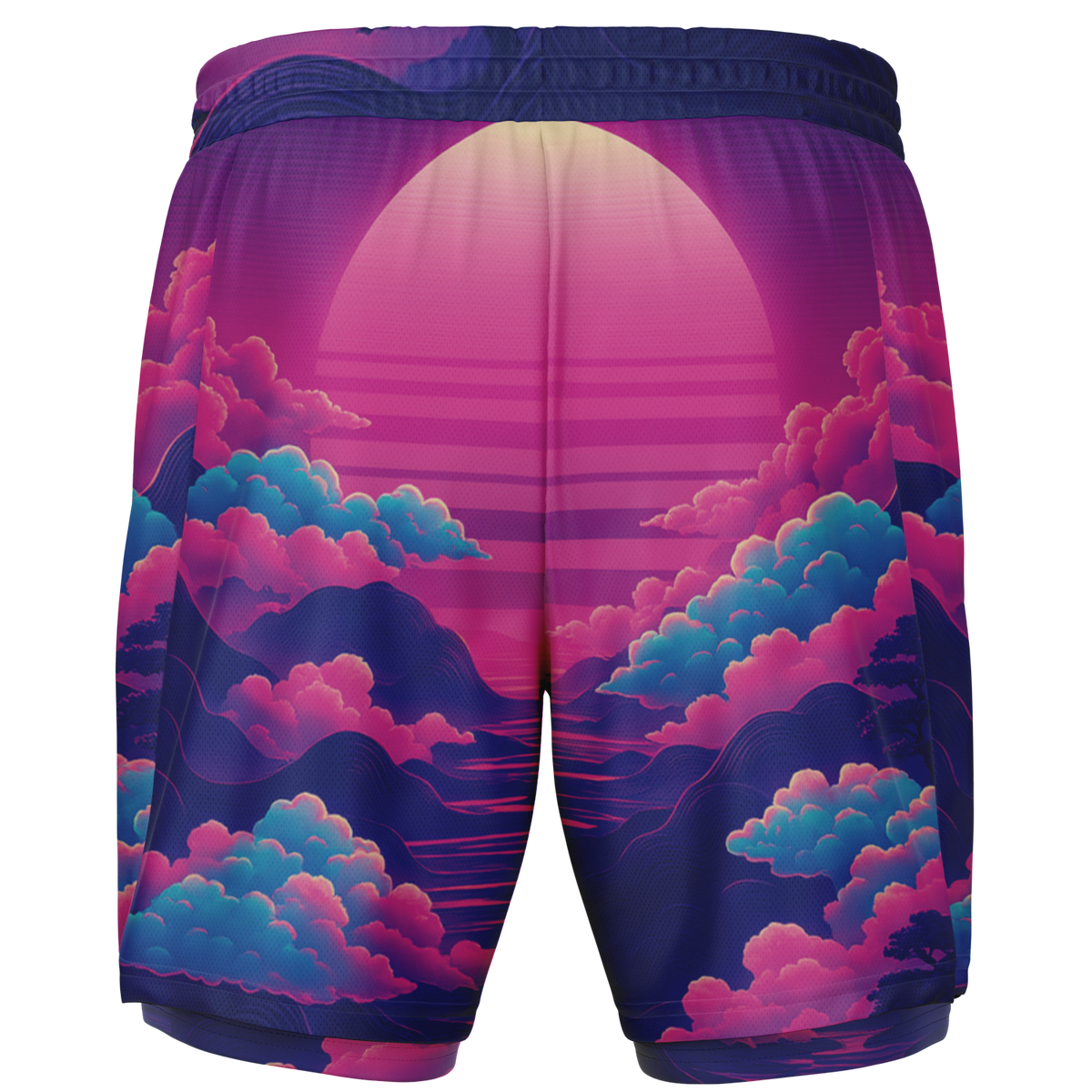 Duskwave Men's 2 in 1 Shorts