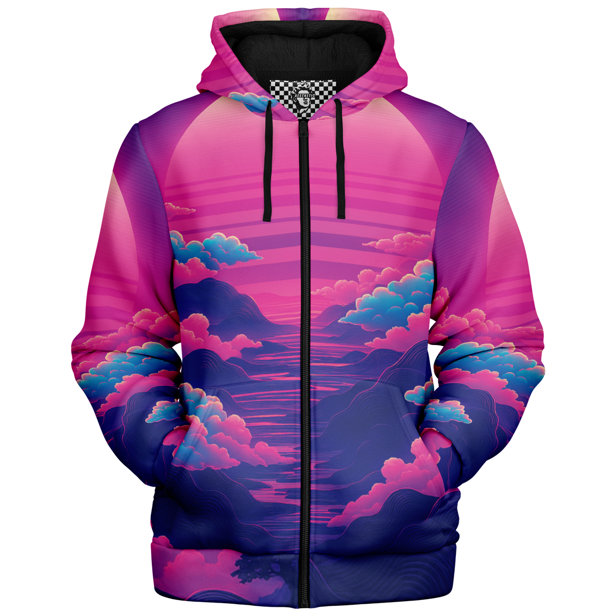 Duskwave Sherpa Hoodie