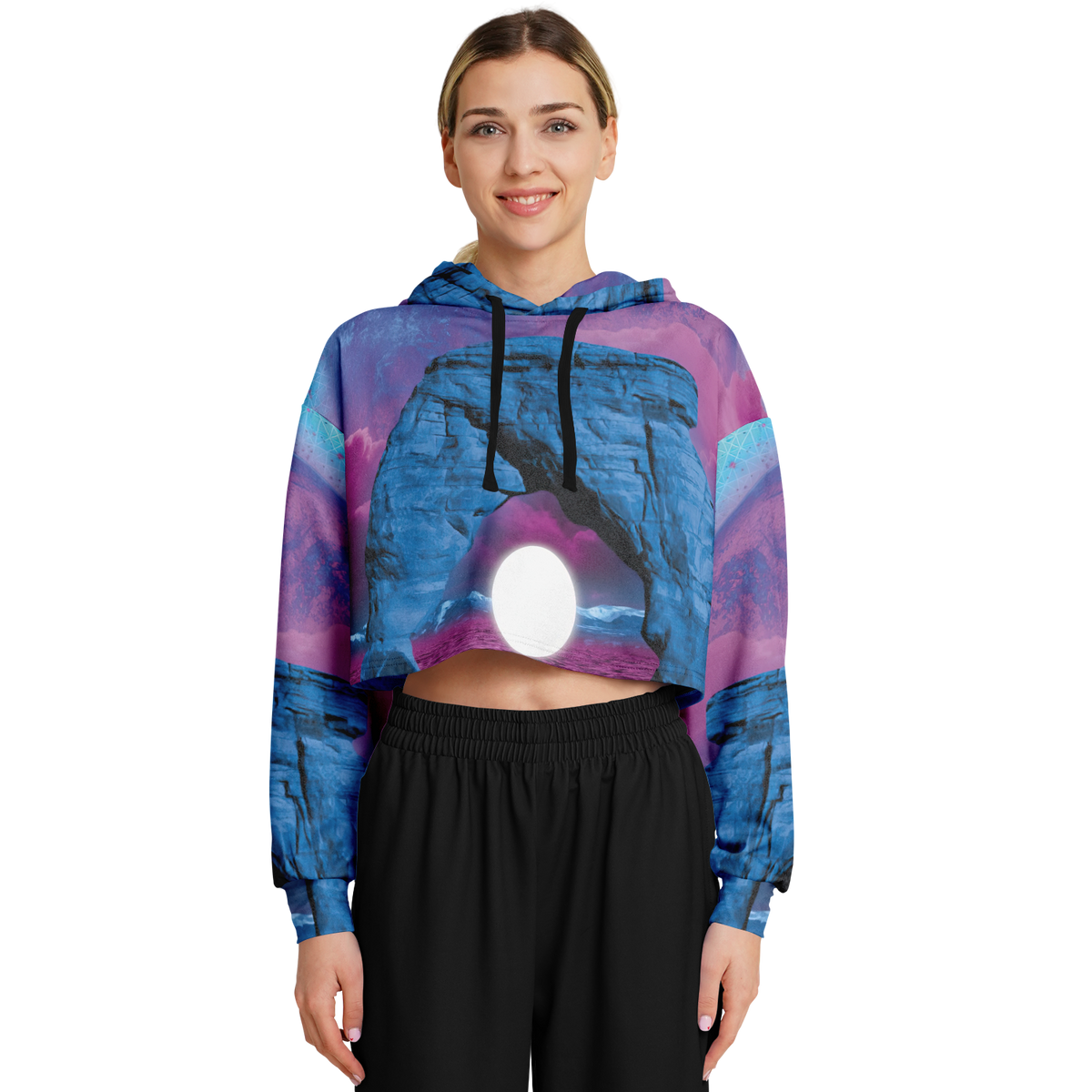 The Visitor Cropped Hoodie