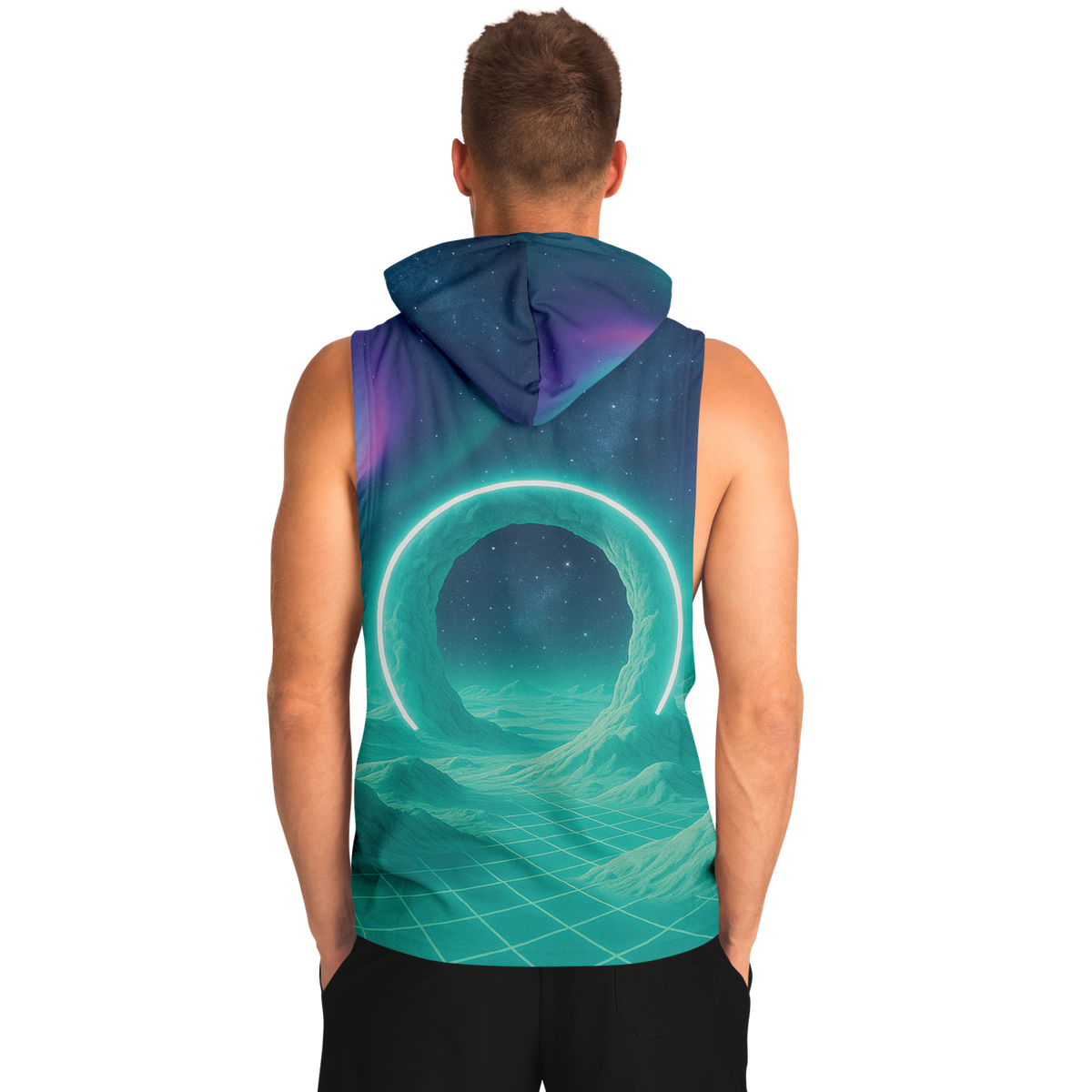 Astral Gateway Sleeveless Hoodie