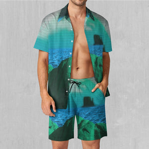 Emerald Canyon Men's Beach Set