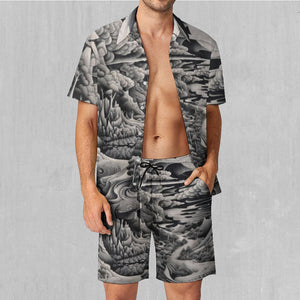 Ethereal Moonlight Men's Beach Set