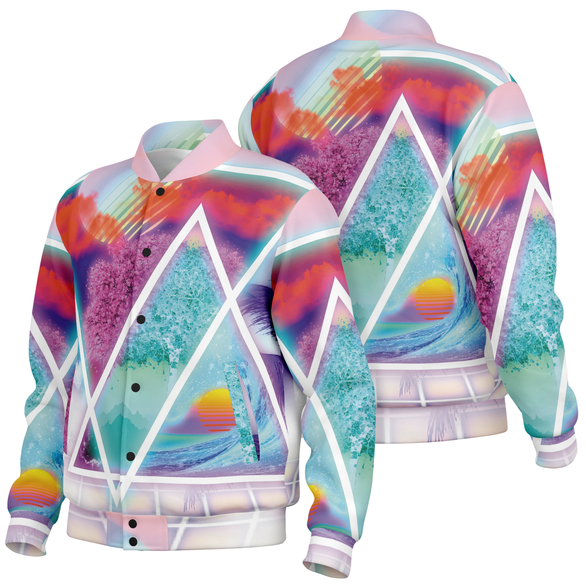 Dimensions Collide Varsity Jacket
