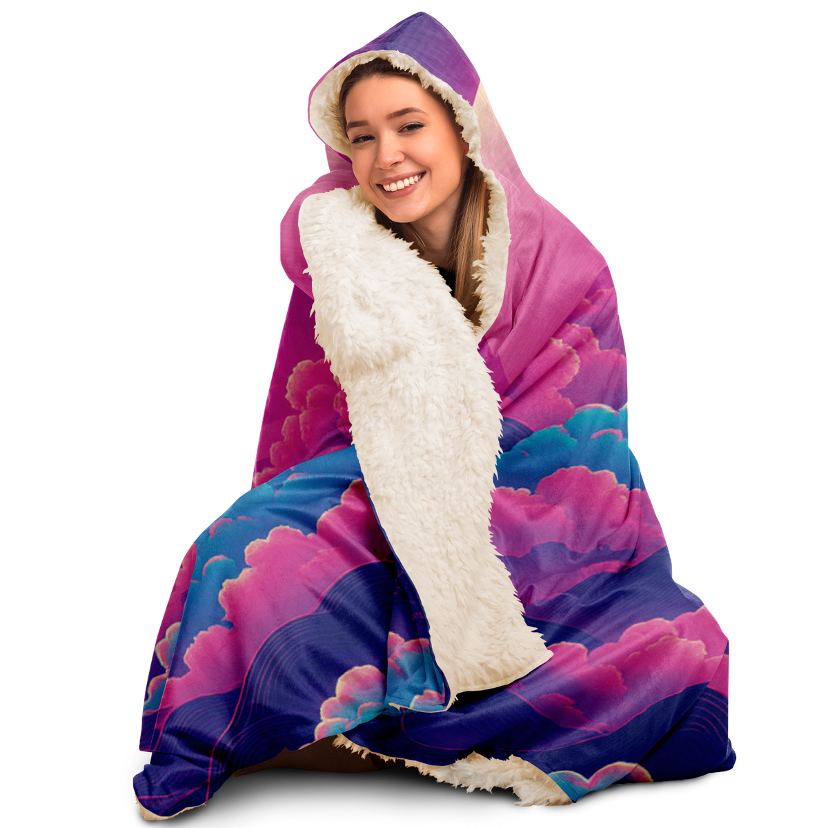 Duskwave Hooded Blanket