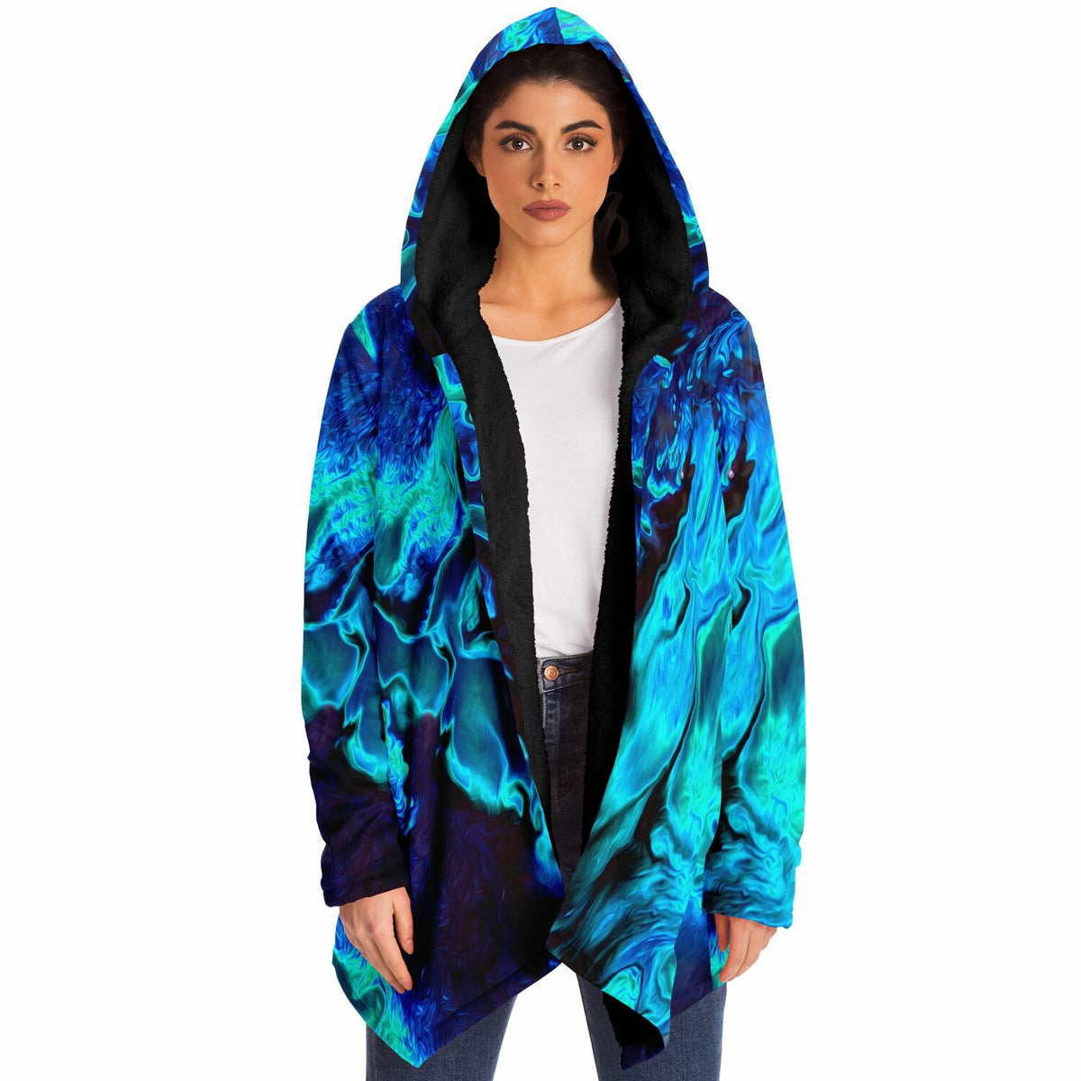 Enigma Sea Cloak (Black Fur)