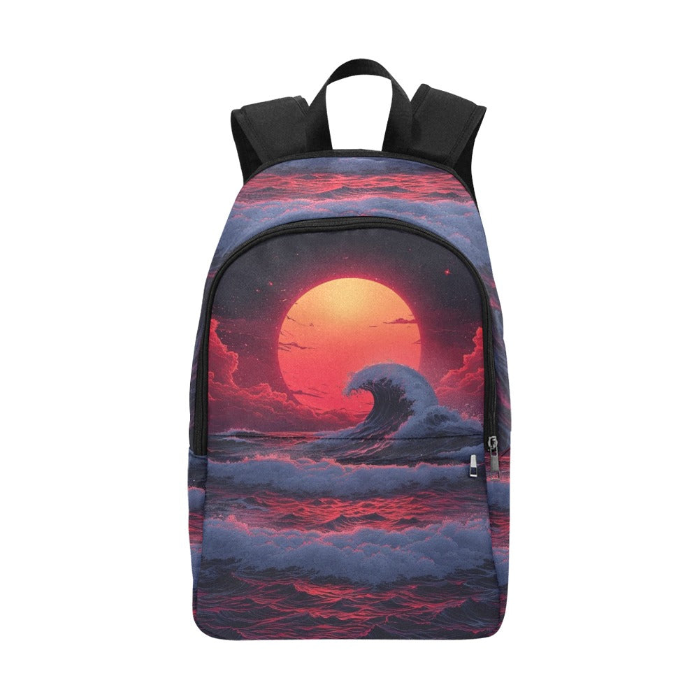 The Synthwave off Kanagawa Adventure Backpack