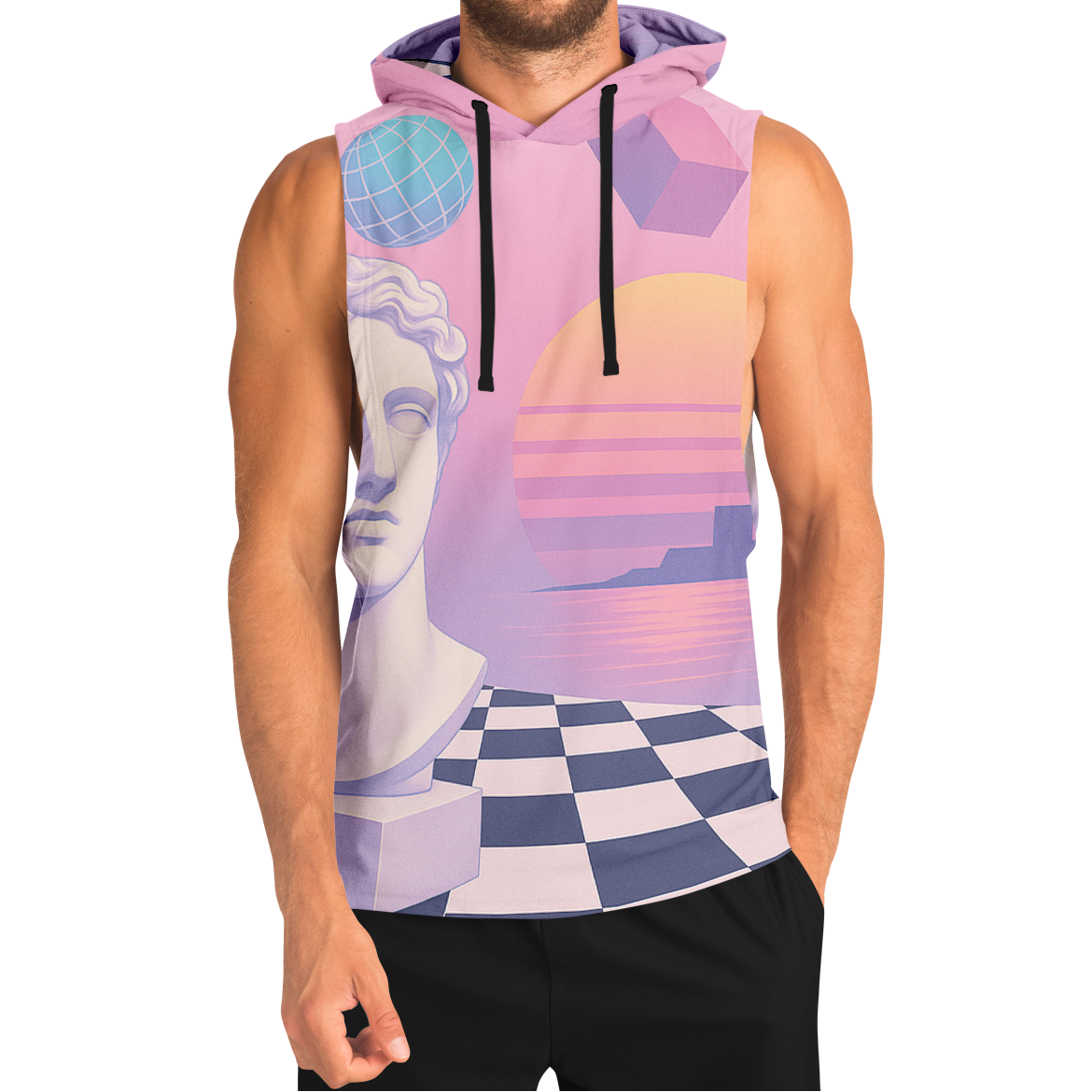 Corinthian Sleeveless Hoodie