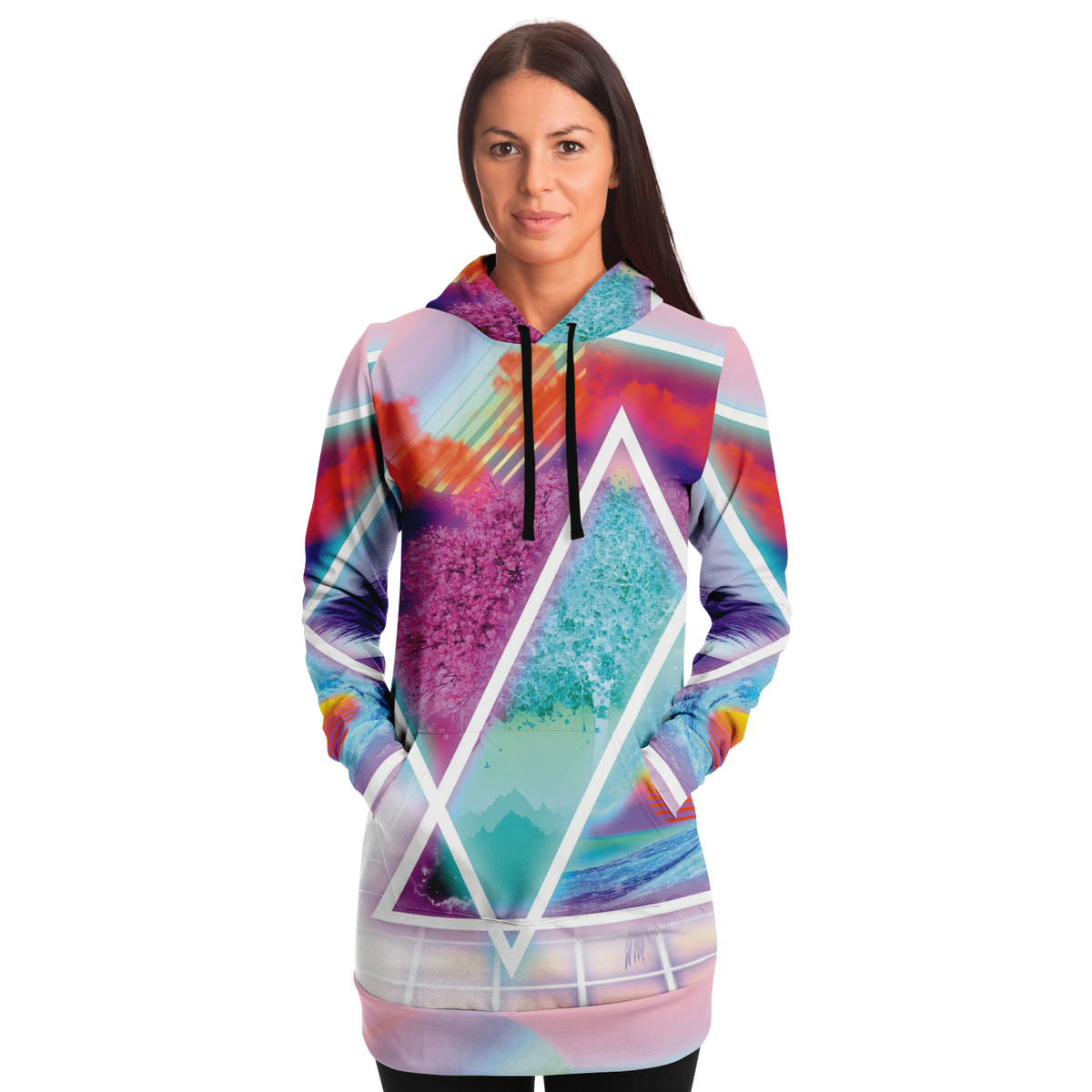 Dimensions Collide Hoodie Dress