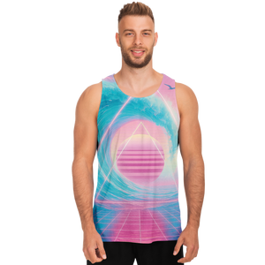 Grid Tide Men's Tank Top