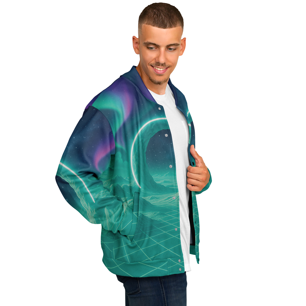 Astral Gateway Varsity Jacket