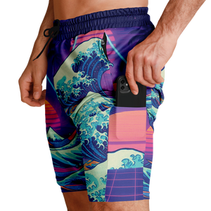 Neonami Men's 2 in 1 Shorts