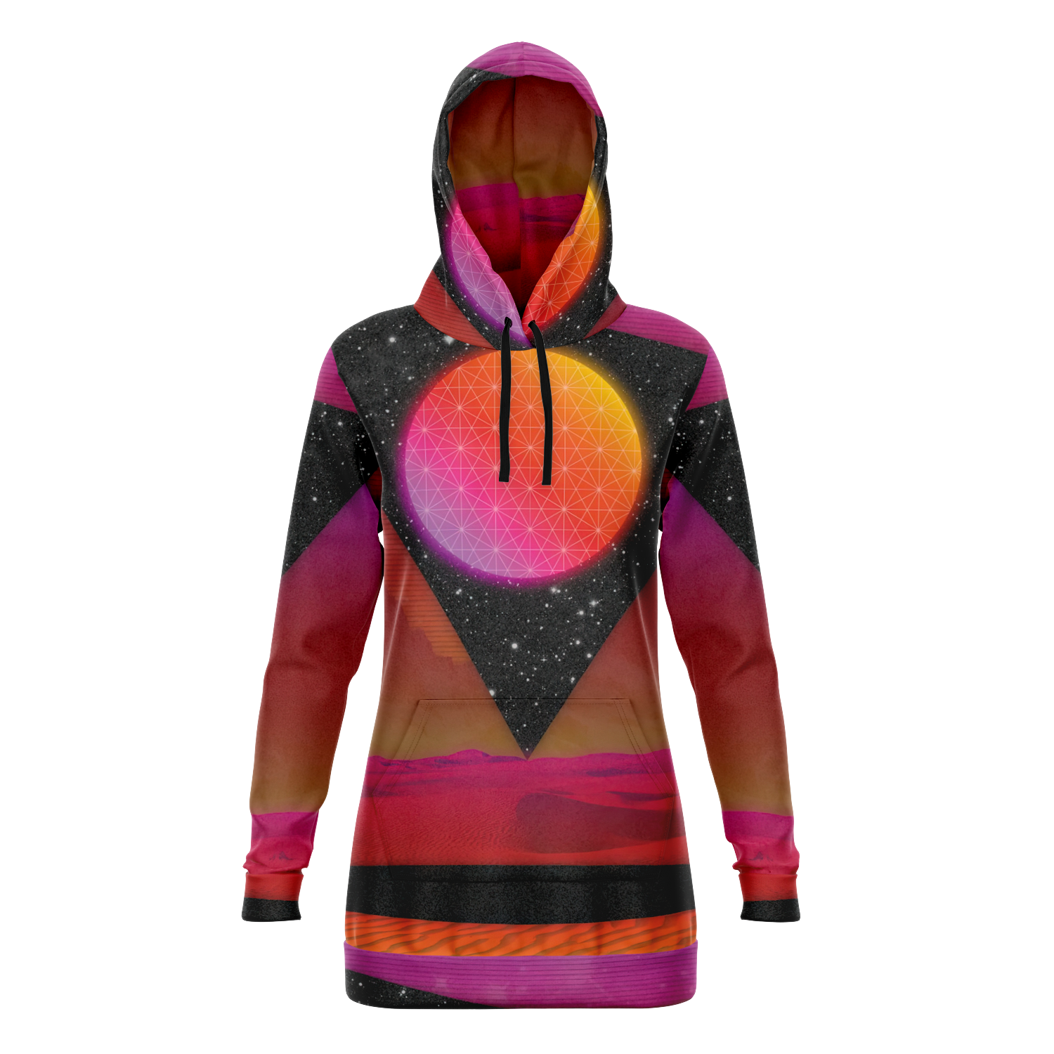 Desert Continuum Hoodie Dress