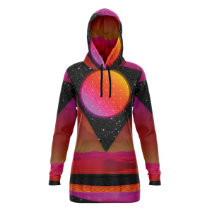 Desert Continuum Hoodie Dress