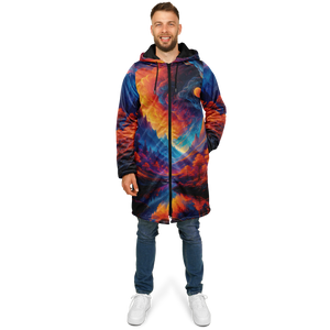 Wonderland Valley Zip Up Cloak (Black Fur)