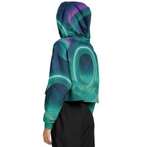 Astral Gateway Cropped Hoodie