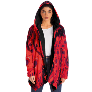 Scarlet Fusion Cloak (Black Fur)