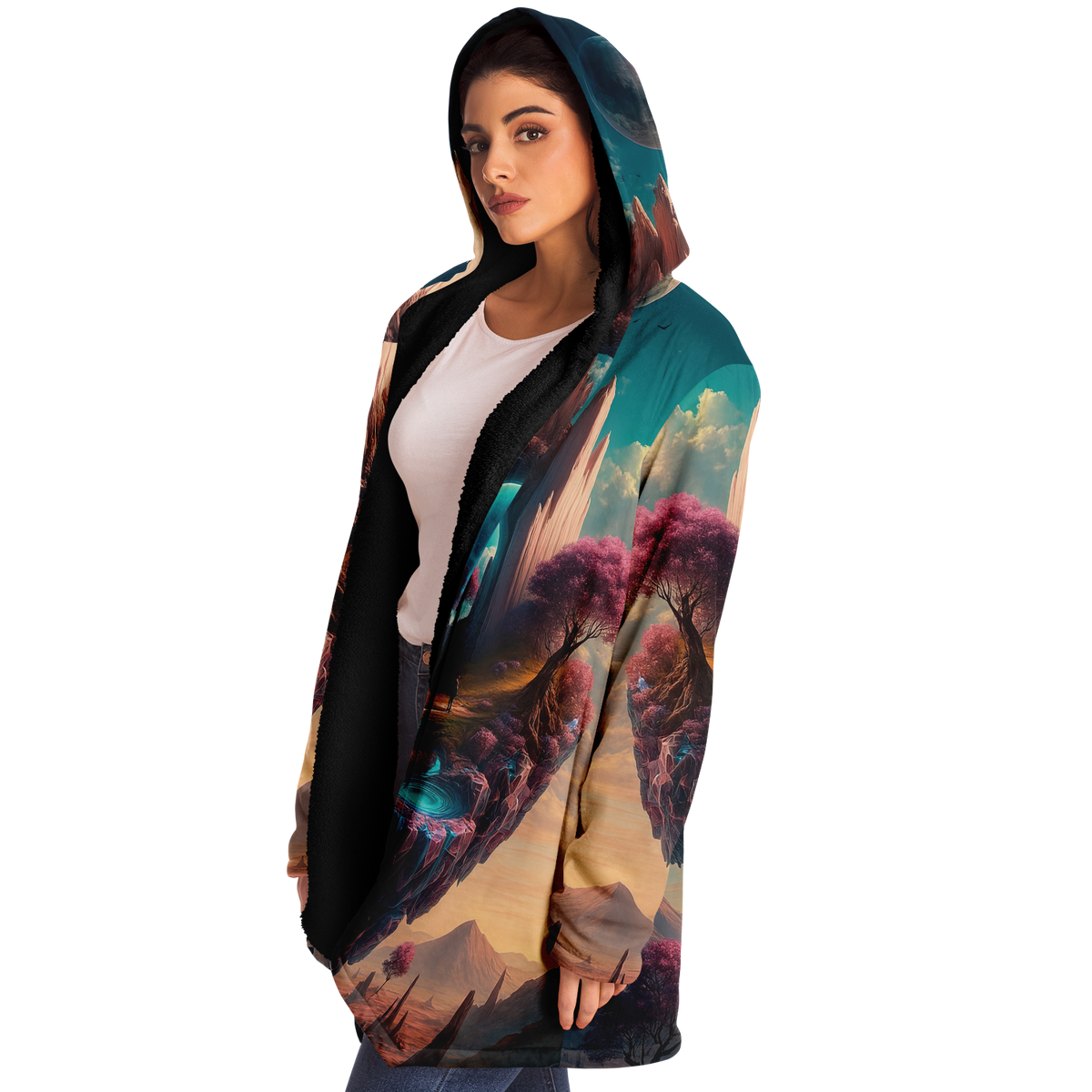 Dream Isle Cloak (Black Fur)