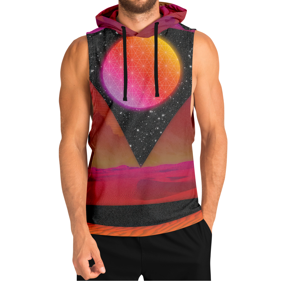 Desert Continuum Sleeveless Hoodie