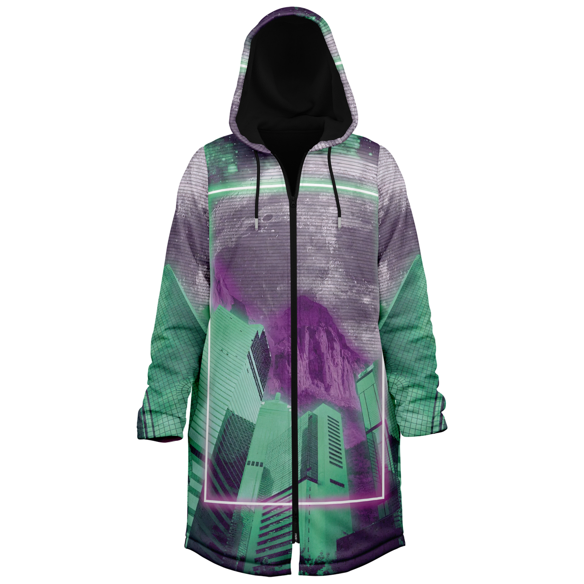 City of Radiance Zip Up Cloak