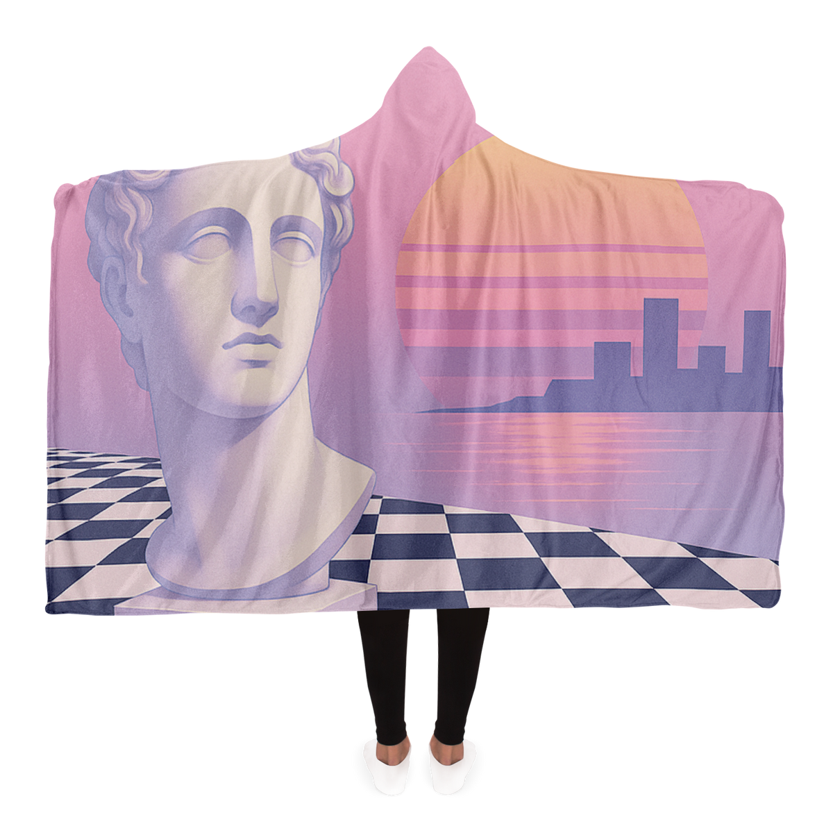 Corinthian Hooded Blanket