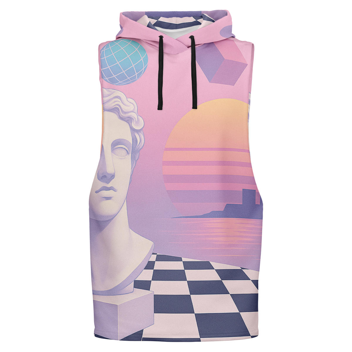 Corinthian Sleeveless Hoodie