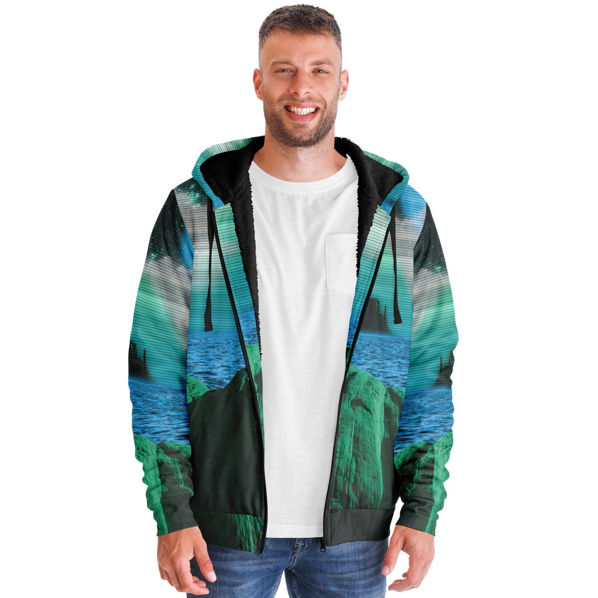 Emerald Canyon Sherpa Hoodie
