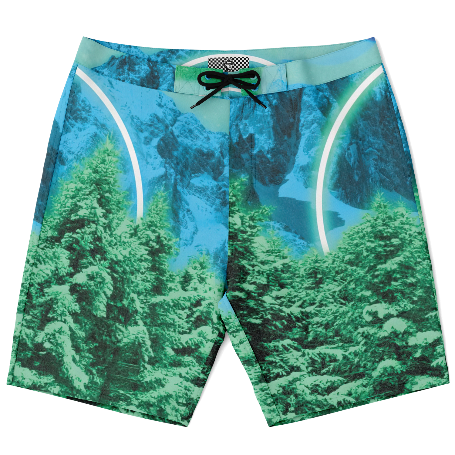 Minty Wonderland Board Shorts