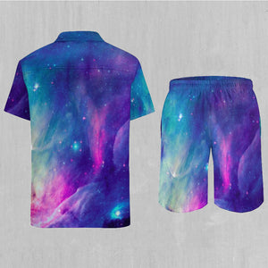 Frost Nebula Men's Beach Set