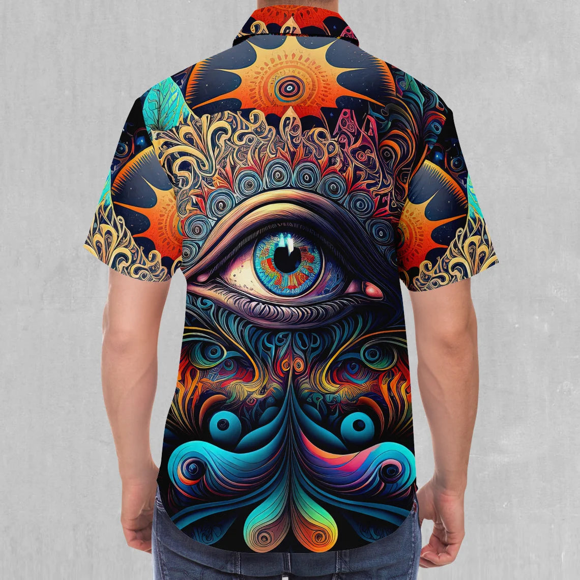 Cosmic Eye Button Down Shirt