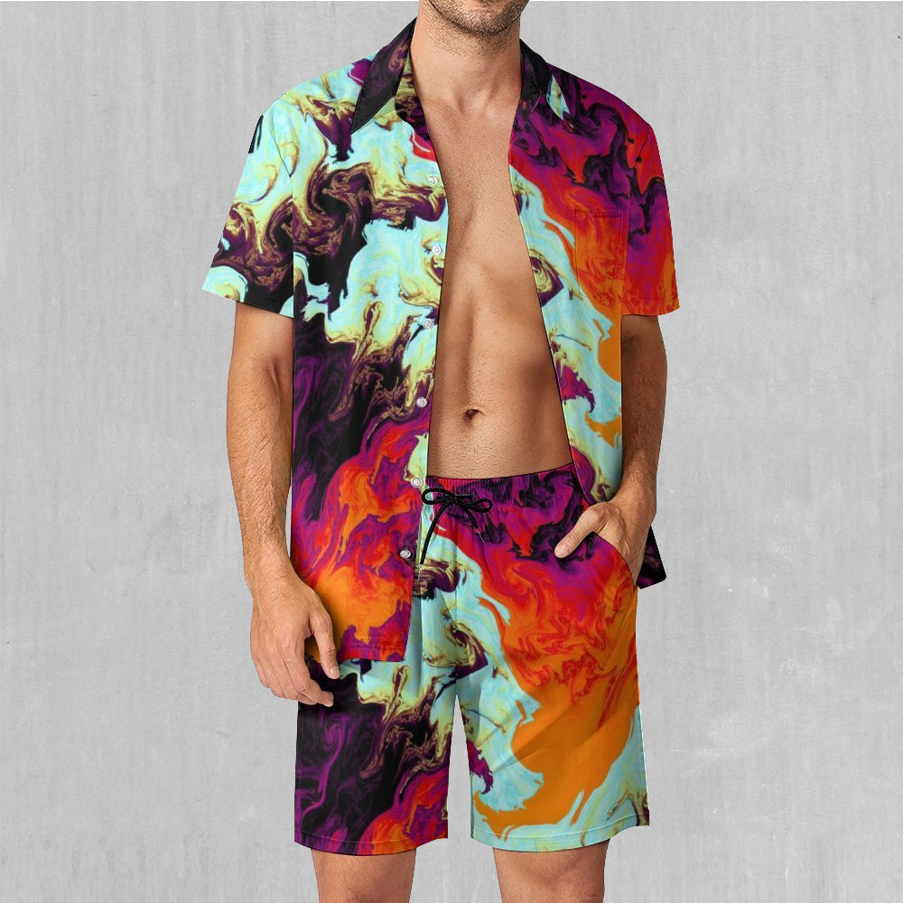 Lava Bath Men's Beach Set