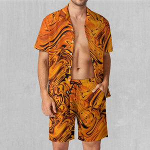 Lava Flow Men's Beach Set