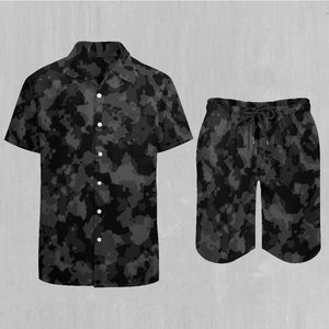 Midnight Camo Men's Beach Set