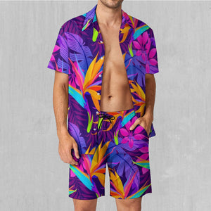 Neon Jungle Men's Beach Set